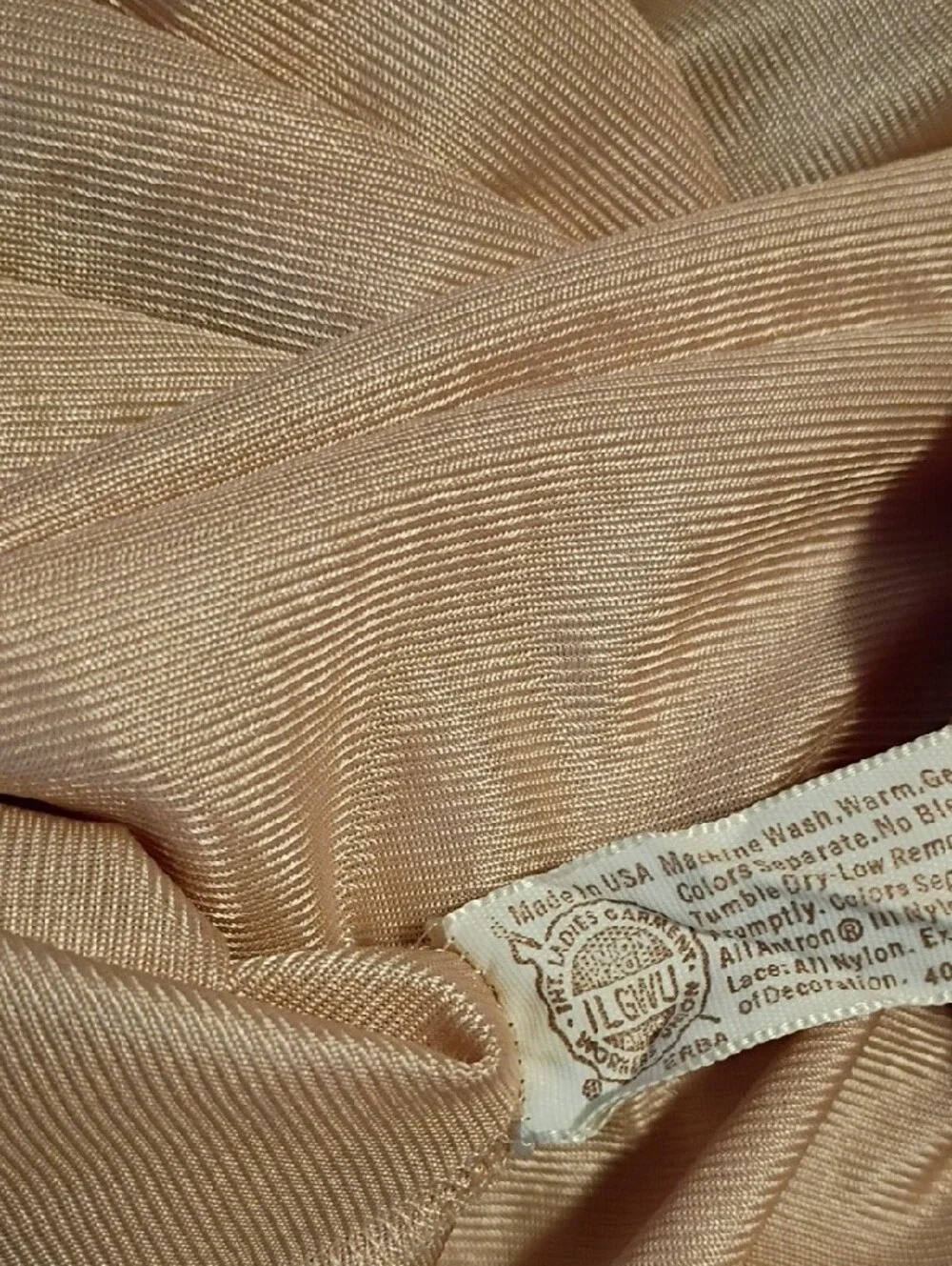 Lace-Trim Slip in Light Beige Dress - Picture 7 of 7